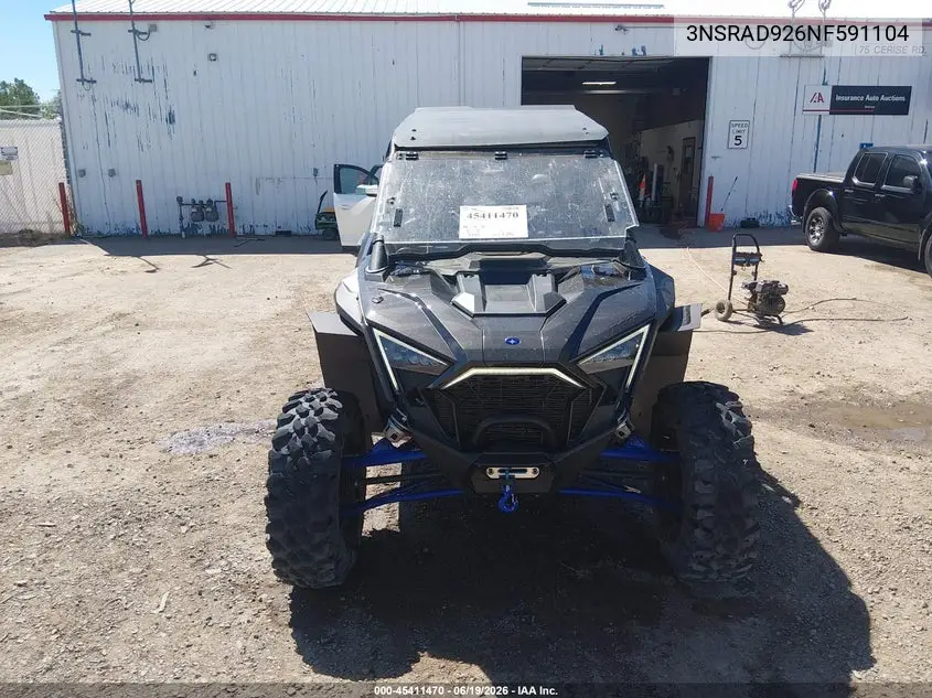 2022 Polaris Rzr Pro Xp Ultimate VIN: 3NSRAD926NF591104 Lot: 45411470
