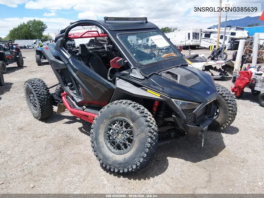 2022 Polaris Rzr Pro R Ultimate Launch Edition VIN: 3NSRGL2K5NG385639 Lot: 45503990