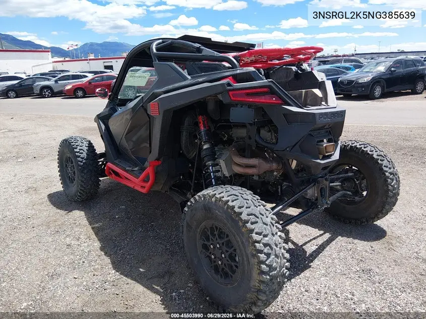 2022 Polaris Rzr Pro R Ultimate Launch Edition VIN: 3NSRGL2K5NG385639 Lot: 45503990