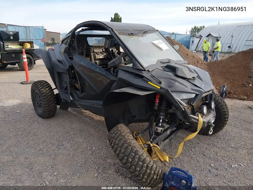 2022 Polaris Rzr Pro R Ultimate Launch Edition VIN: 3NSRGL2K1NG386951 Lot: 45612729