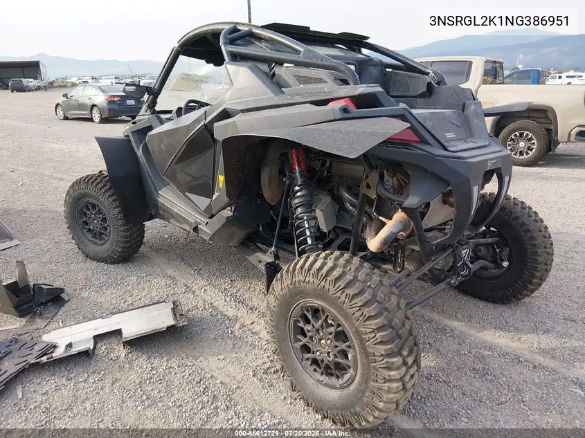 2022 Polaris Rzr Pro R Ultimate Launch Edition VIN: 3NSRGL2K1NG386951 Lot: 45612729