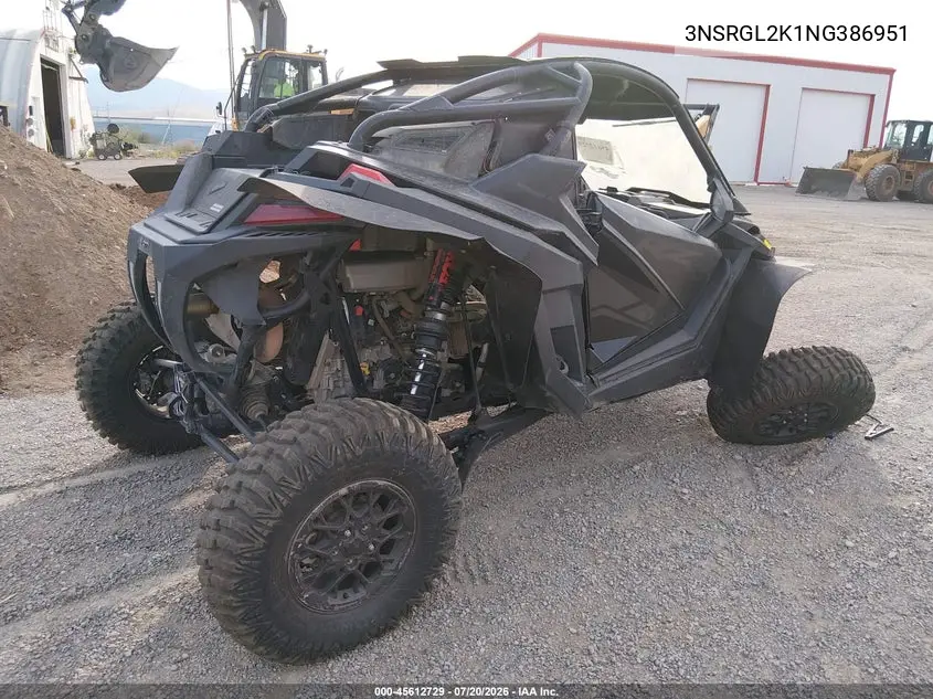 2022 Polaris Rzr Pro R Ultimate Launch Edition VIN: 3NSRGL2K1NG386951 Lot: 45612729