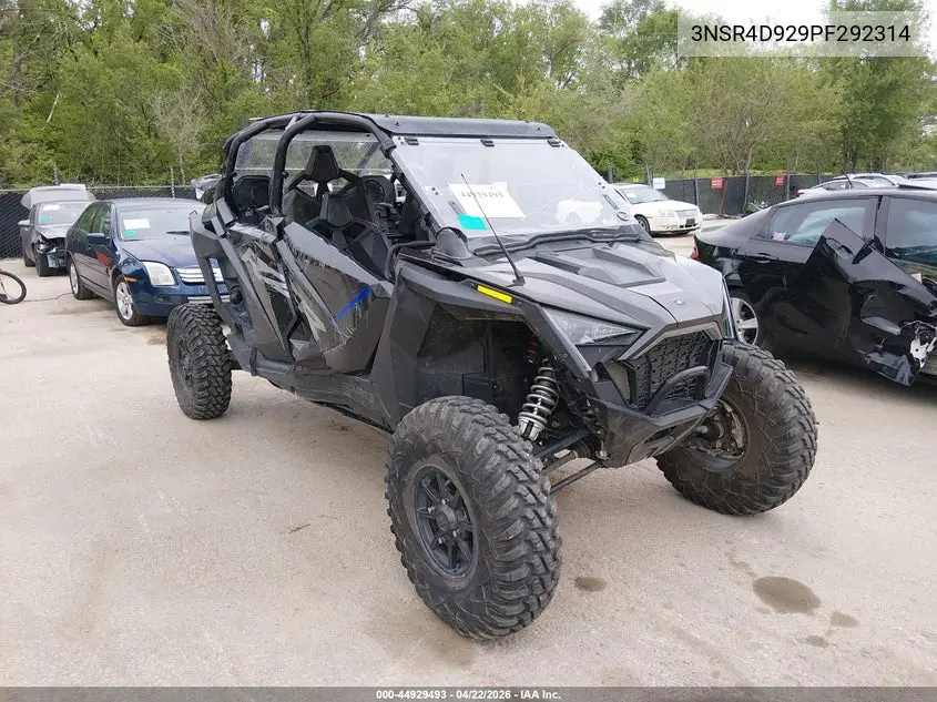 2023 Polaris Rzr Pro Xp 4 Ultimate VIN: 3NSR4D929PF292314 Lot: 44929493