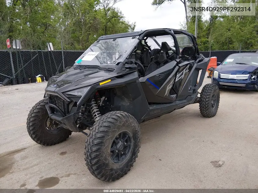 2023 Polaris Rzr Pro Xp 4 Ultimate VIN: 3NSR4D929PF292314 Lot: 44929493