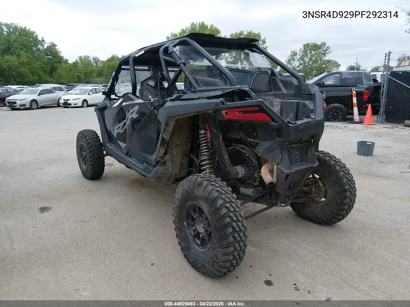 2023 Polaris Rzr Pro Xp 4 Ultimate VIN: 3NSR4D929PF292314 Lot: 44929493