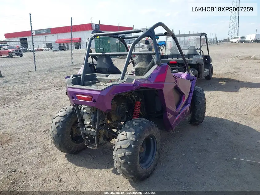 2023 Polaris Rzr 200 Efi VIN: L6KHCB18XPS007259 Lot: 45038612