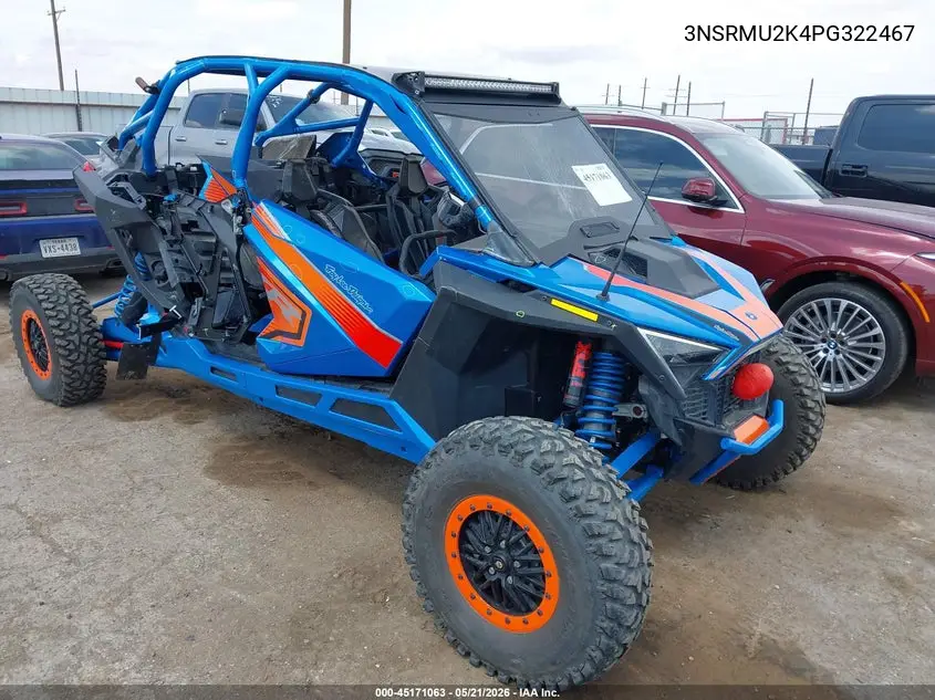 2023 Polaris Rzr Pro R 4 Troy Lee Designs VIN: 3NSRMU2K4PG322467 Lot: 45171063