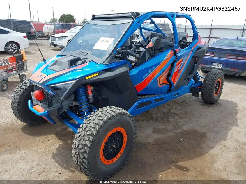 2023 Polaris Rzr Pro R 4 Troy Lee Designs VIN: 3NSRMU2K4PG322467 Lot: 45171063
