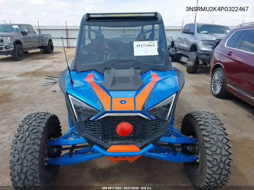 2023 Polaris Rzr Pro R 4 Troy Lee Designs VIN: 3NSRMU2K4PG322467 Lot: 45171063