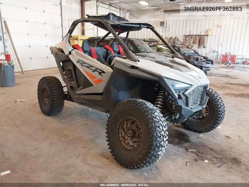 2023 Polaris Rzr Pro Xp Sport VIN: 3NSRAE926PF362883 Lot: 45296939