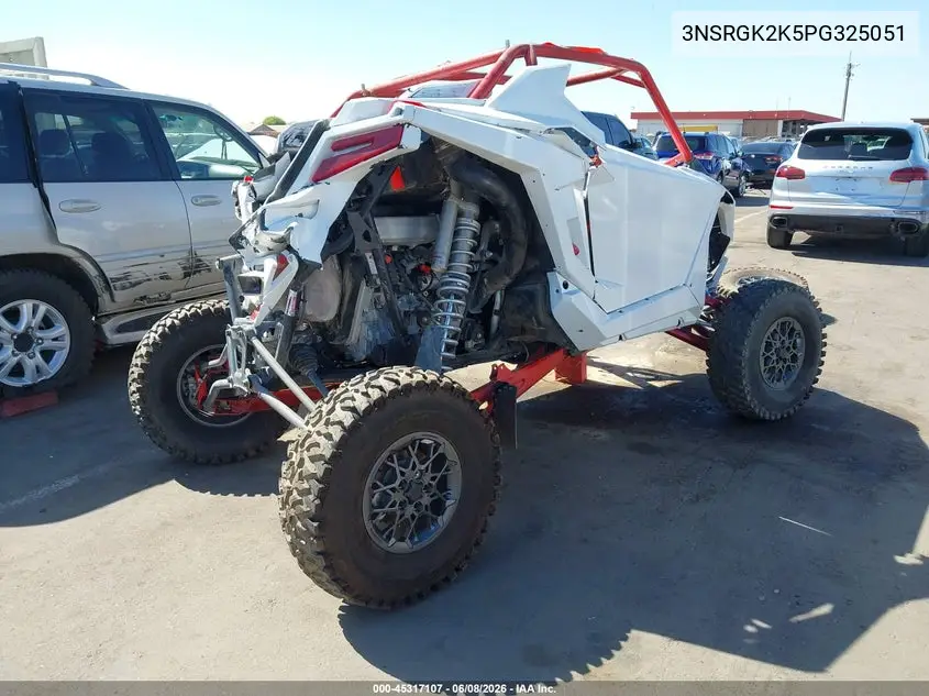 2023 Polaris Rzr Pro R Premium VIN: 3NSRGK2K5PG325051 Lot: 45317107