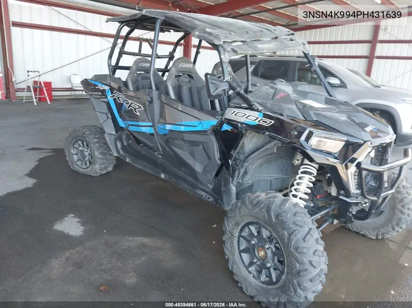2023 Polaris Rzr Xp 4 1000 Premium VIN: 3NSN4K994PH431639 Lot: 45394861