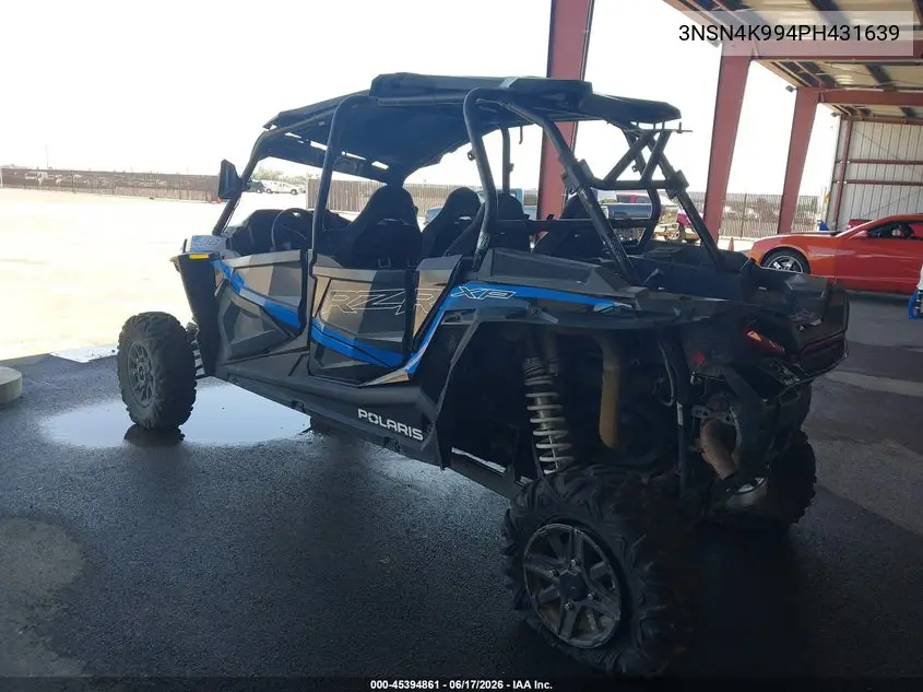 2023 Polaris Rzr Xp 4 1000 Premium VIN: 3NSN4K994PH431639 Lot: 45394861