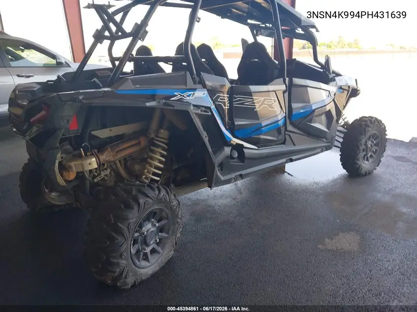 2023 Polaris Rzr Xp 4 1000 Premium VIN: 3NSN4K994PH431639 Lot: 45394861