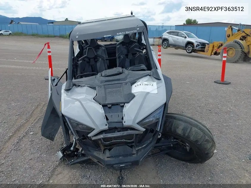 2023 Polaris Rzr Pro Xp 4 Sport VIN: 3NSR4E92XPF363512 Lot: 45473072