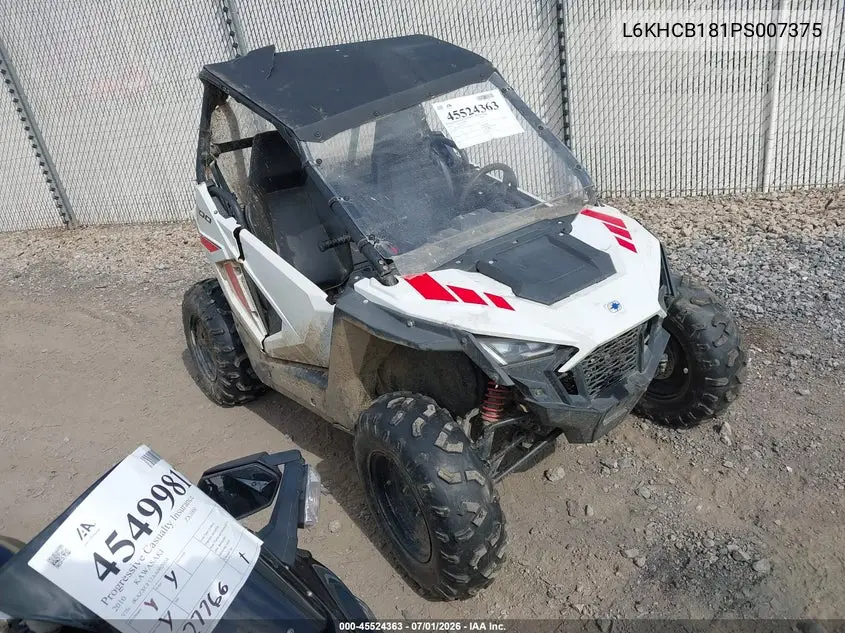 2023 Polaris Rzr 200 Efi VIN: L6KHCB181PS007375 Lot: 45524363