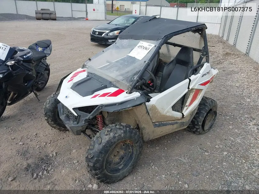 2023 Polaris Rzr 200 Efi VIN: L6KHCB181PS007375 Lot: 45524363
