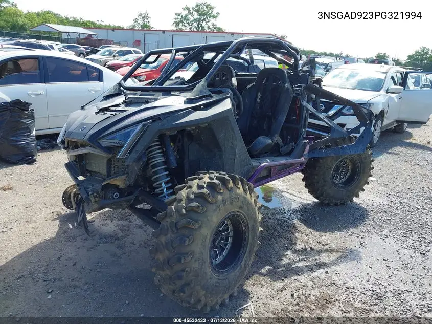 2023 Polaris Rzr Turbo R Ultimate VIN: 3NSGAD923PG321994 Lot: 45532433