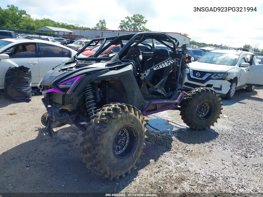 2023 Polaris Rzr Turbo R Ultimate VIN: 3NSGAD923PG321994 Lot: 45532433