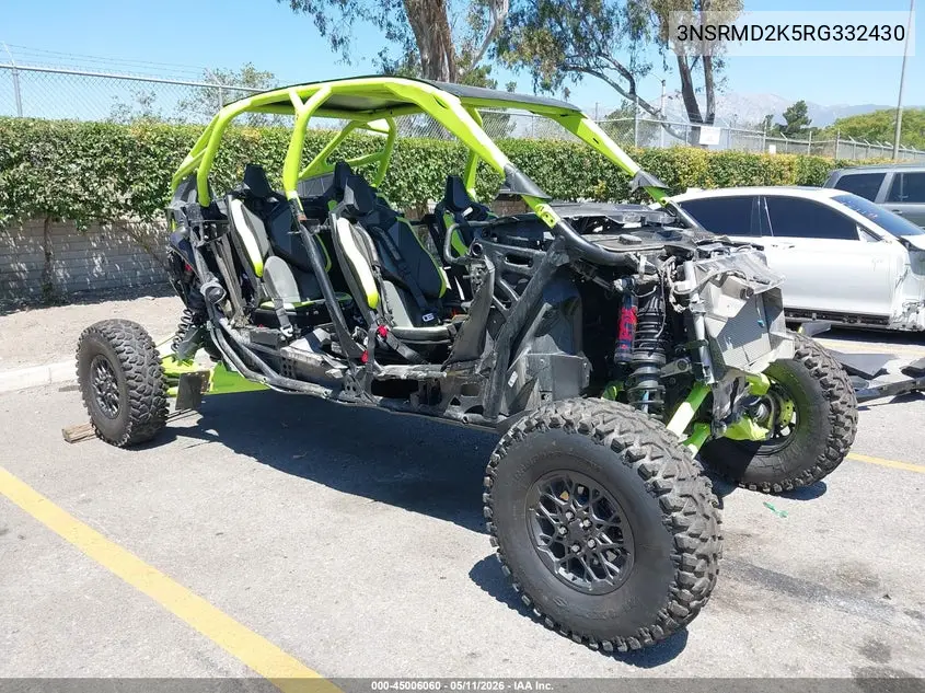 2024 Polaris Rzr Pro R 4 Ultimate VIN: 3NSRMD2K5RG332430 Lot: 45006060