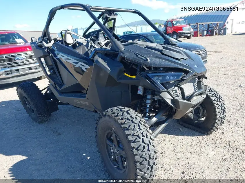 2024 Polaris Rzr Turbo R Sport VIN: 3NSGAE924RG065681 Lot: 45133847