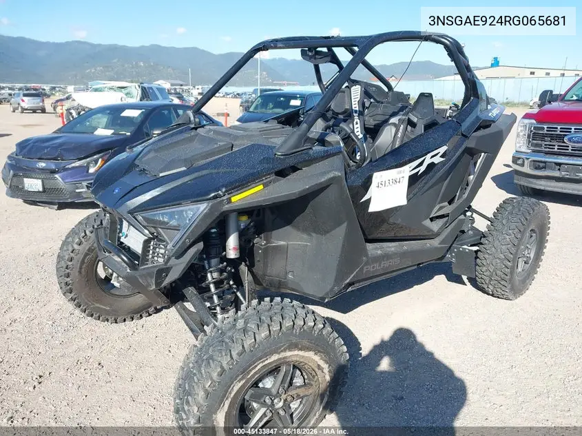 2024 Polaris Rzr Turbo R Sport VIN: 3NSGAE924RG065681 Lot: 45133847