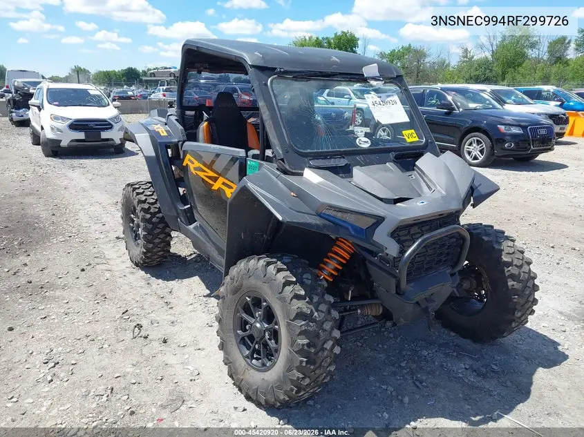 2024 Polaris Rzr Xp 1000 Premium VIN: 3NSNEC994RF299726 Lot: 45420920