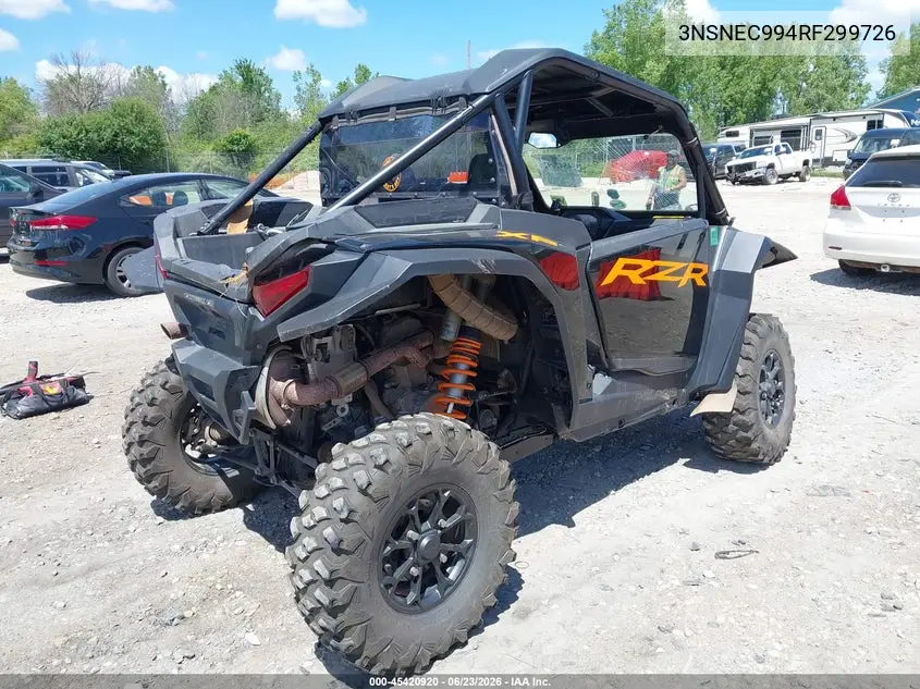 2024 Polaris Rzr Xp 1000 Premium VIN: 3NSNEC994RF299726 Lot: 45420920