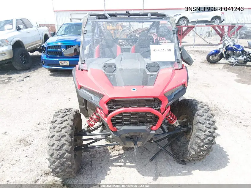 2024 Polaris Rzr Xp 1000 Ultimate VIN: 3NSNEF998RF041243 Lot: 45422788