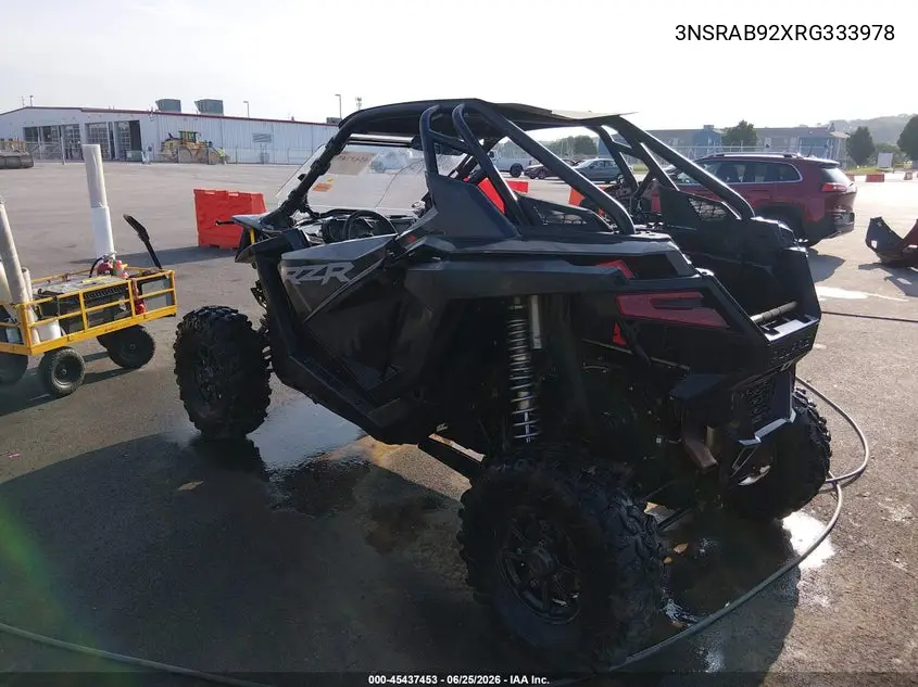 2024 Polaris Rzr Pro Xp Premium VIN: 3NSRAB92XRG333978 Lot: 45437453