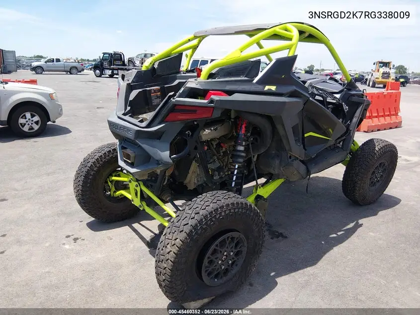 2024 Polaris Rzr Pro R Ultimate VIN: 3NSRGD2K7RG338009 Lot: 45460352