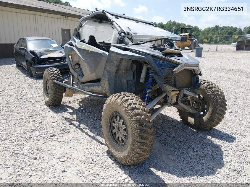 2024 Polaris Rzr Pro R Premium VIN: 3NSRGC2K7RG334651 Lot: 45494445