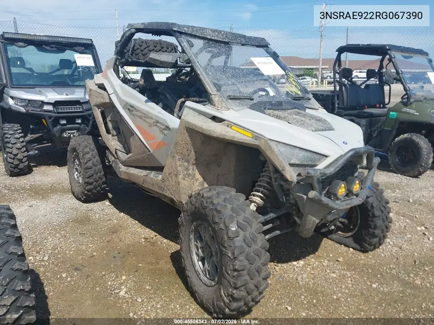 2024 Polaris Rzr Pro Xp Sport VIN: 3NSRAE922RG067390 Lot: 45506343