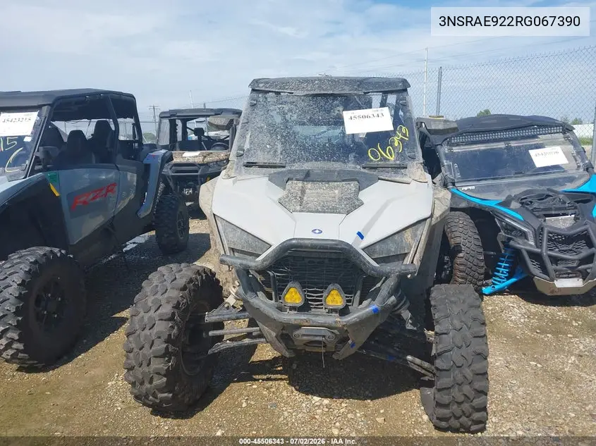 2024 Polaris Rzr Pro Xp Sport VIN: 3NSRAE922RG067390 Lot: 45506343