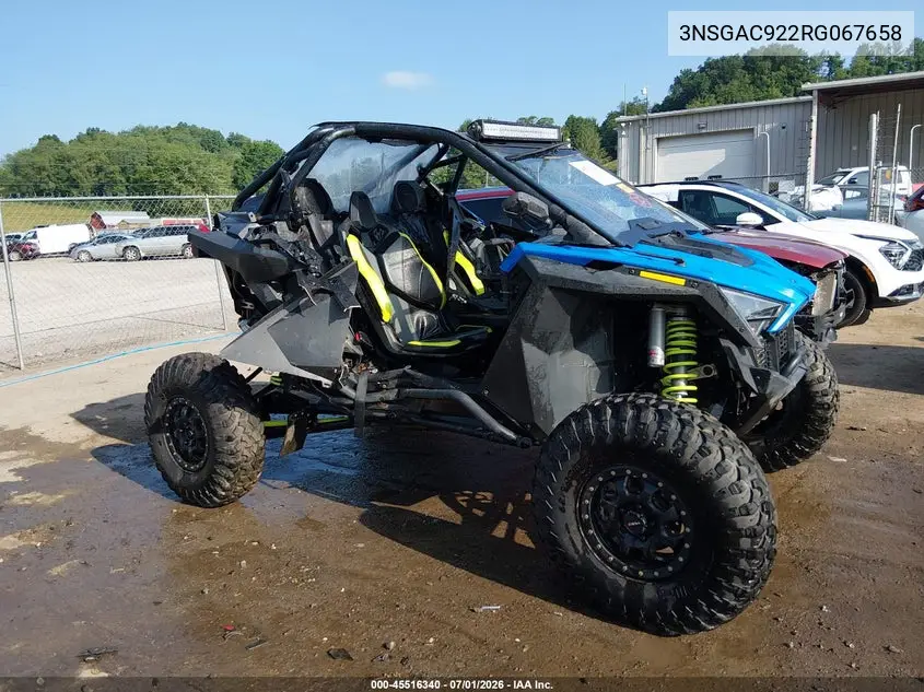 2024 Polaris Rzr Turbo R Premium Ride Command VIN: 3NSGAC922RG067658 Lot: 45516340