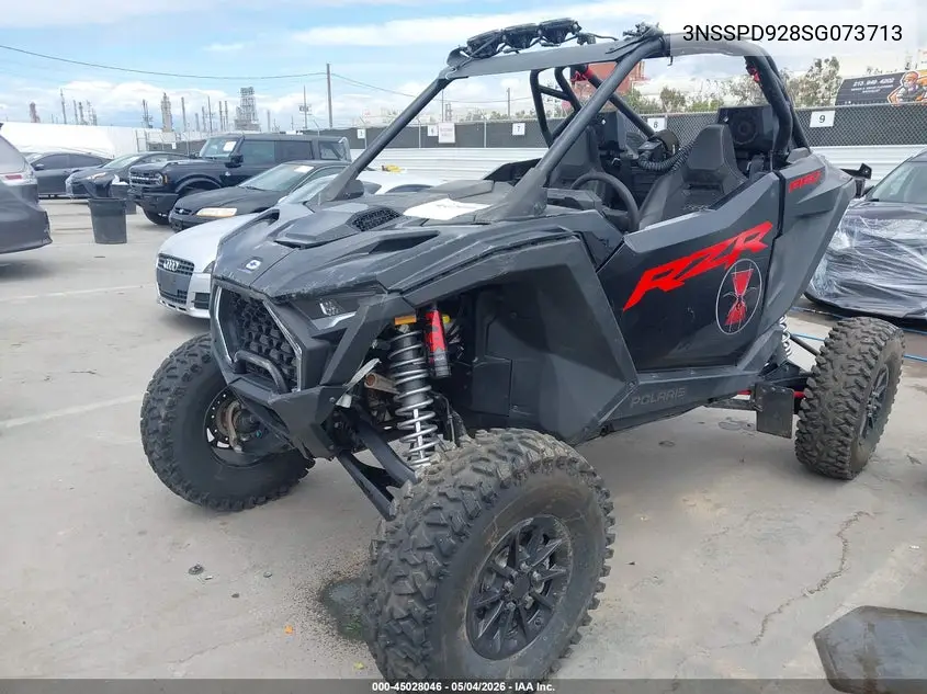 2025 Polaris Rzr Pro S Ultimate VIN: 3NSSPD928SG073713 Lot: 45028046