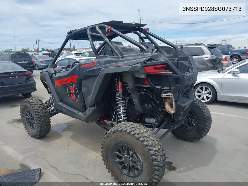 2025 Polaris Rzr Pro S Ultimate VIN: 3NSSPD928SG073713 Lot: 45028046