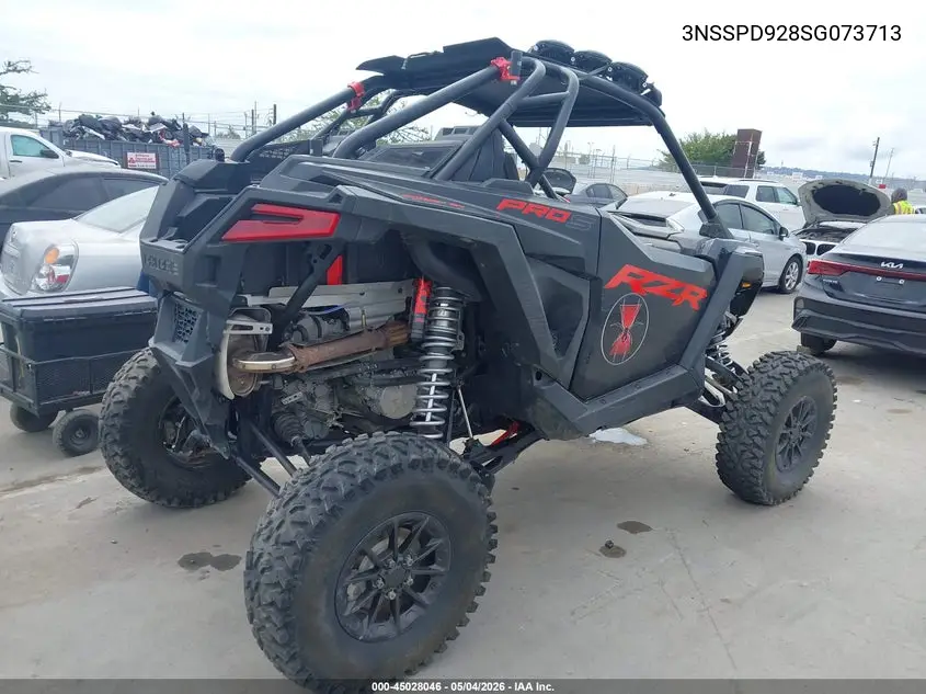 2025 Polaris Rzr Pro S Ultimate VIN: 3NSSPD928SG073713 Lot: 45028046