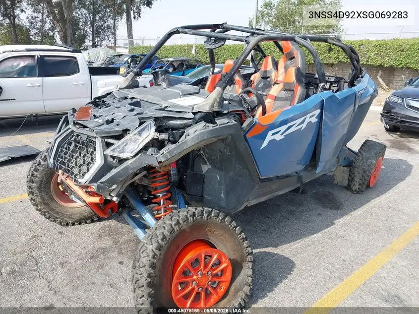 2025 Polaris Rzr Pro S 4 Ultimate VIN: 3NSS4D92XSG069283 Lot: 45075165