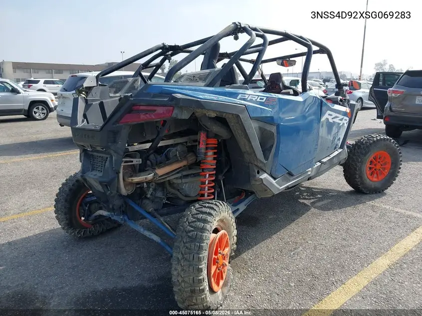 2025 Polaris Rzr Pro S 4 Ultimate VIN: 3NSS4D92XSG069283 Lot: 45075165