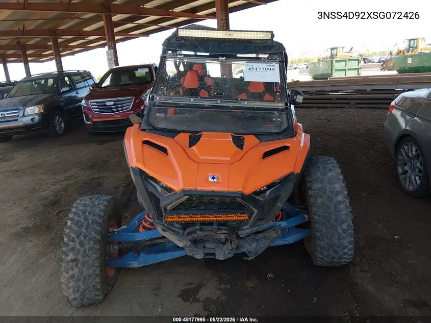 2025 Polaris Rzr Pro S 4 Ultimate VIN: 3NSS4D92XSG072426 Lot: 45177995