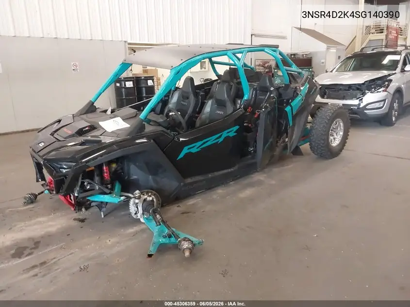 2025 Polaris Rzr Pro R 4 Ultimate VIN: 3NSR4D2K4SG140390 Lot: 45306359