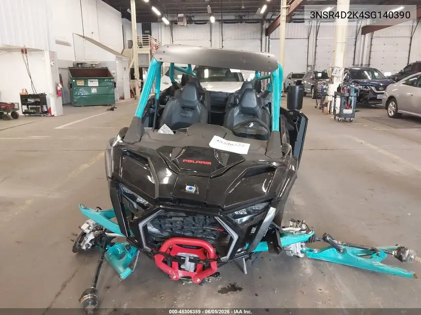 2025 Polaris Rzr Pro R 4 Ultimate VIN: 3NSR4D2K4SG140390 Lot: 45306359