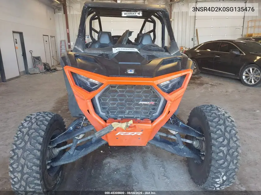 2025 Polaris Rzr Pro R 4 Ultimate VIN: 3NSR4D2K0SG135476 Lot: 45308600