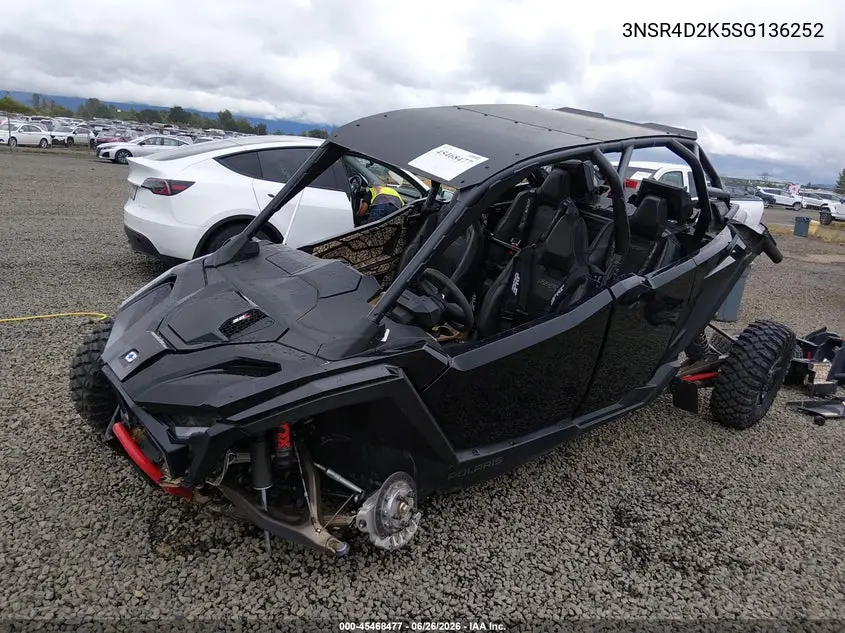 2025 Polaris Rzr VIN: 3NSR4D2K5SG136252 Lot: 45468477