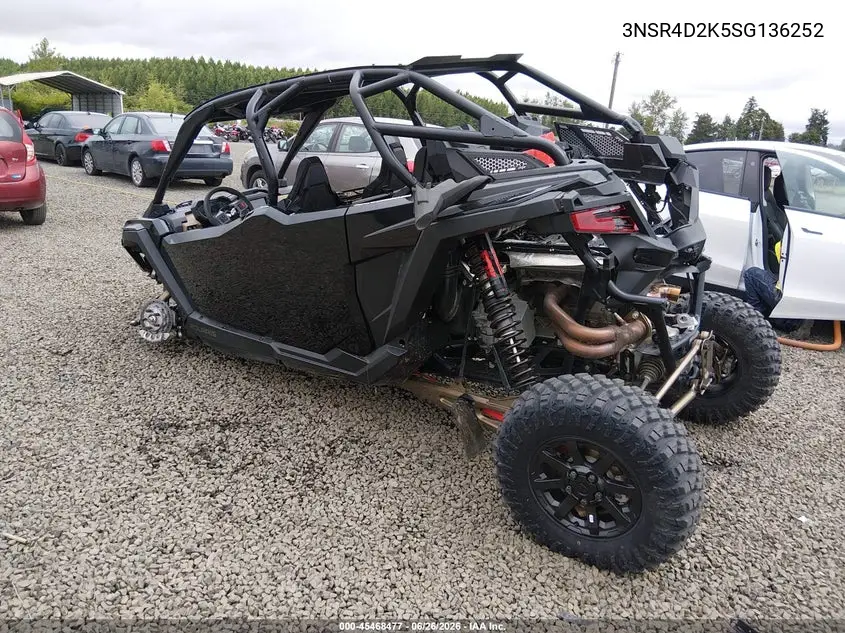 2025 Polaris Rzr VIN: 3NSR4D2K5SG136252 Lot: 45468477