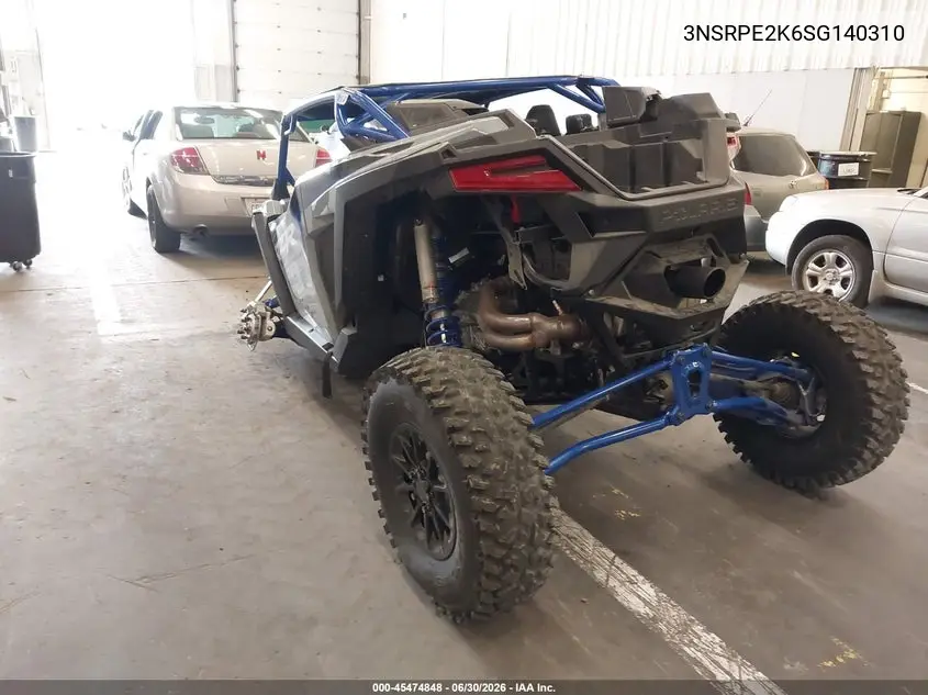 2025 Polaris Rzr Pro R Sport VIN: 3NSRPE2K6SG140310 Lot: 45474848