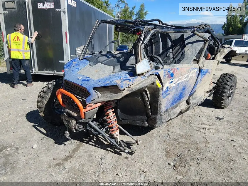 2025 Polaris Rzr Xp 4 1000 Ultimate VIN: 3NSNMF99XSF049871 Lot: 45517415