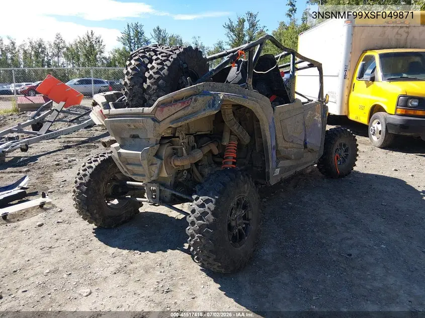 2025 Polaris Rzr Xp 4 1000 Ultimate VIN: 3NSNMF99XSF049871 Lot: 45517415
