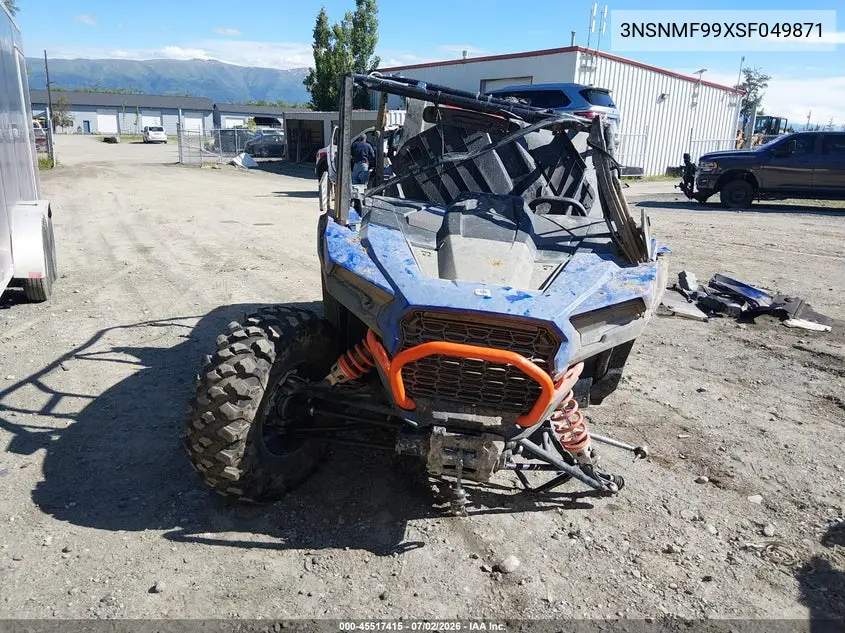 2025 Polaris Rzr Xp 4 1000 Ultimate VIN: 3NSNMF99XSF049871 Lot: 45517415